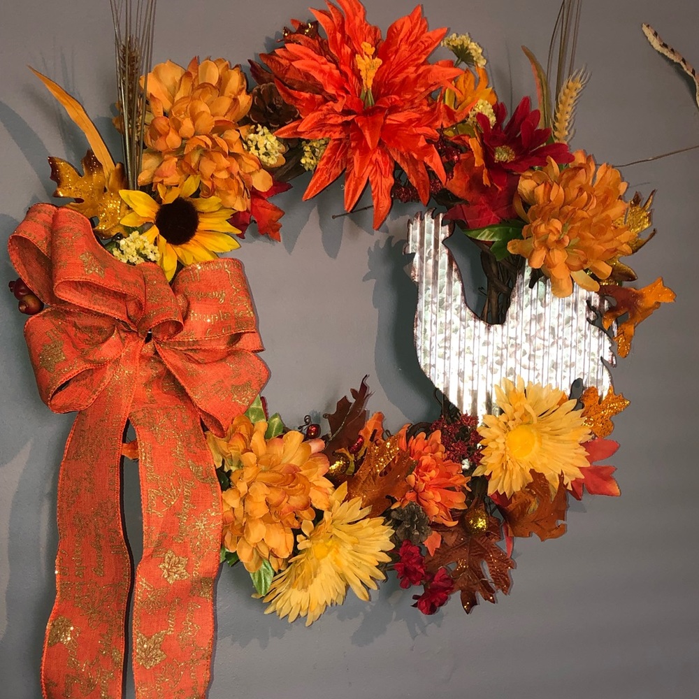 Rooster wreath